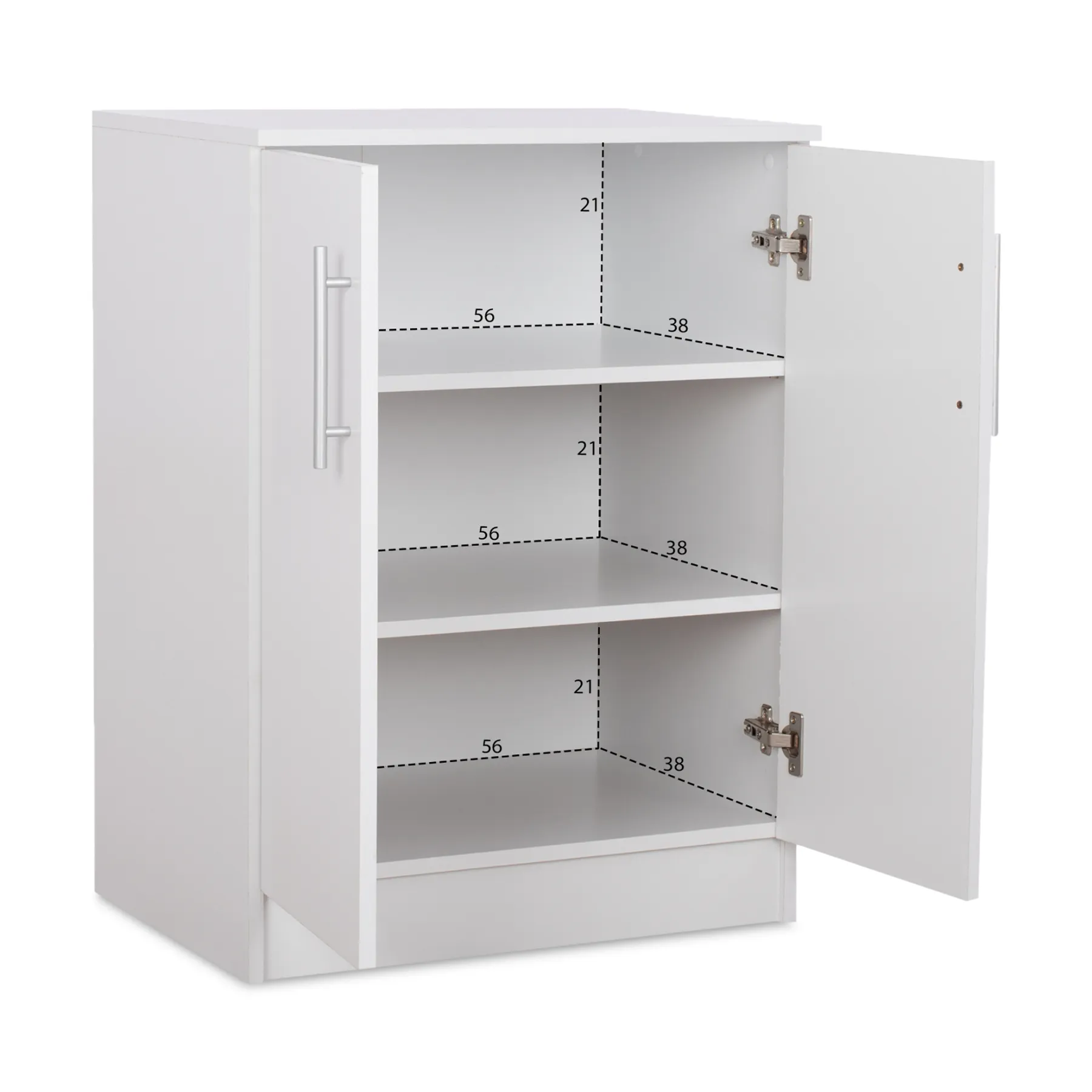EMERIE SHOE CABINET 2DRS WHITE