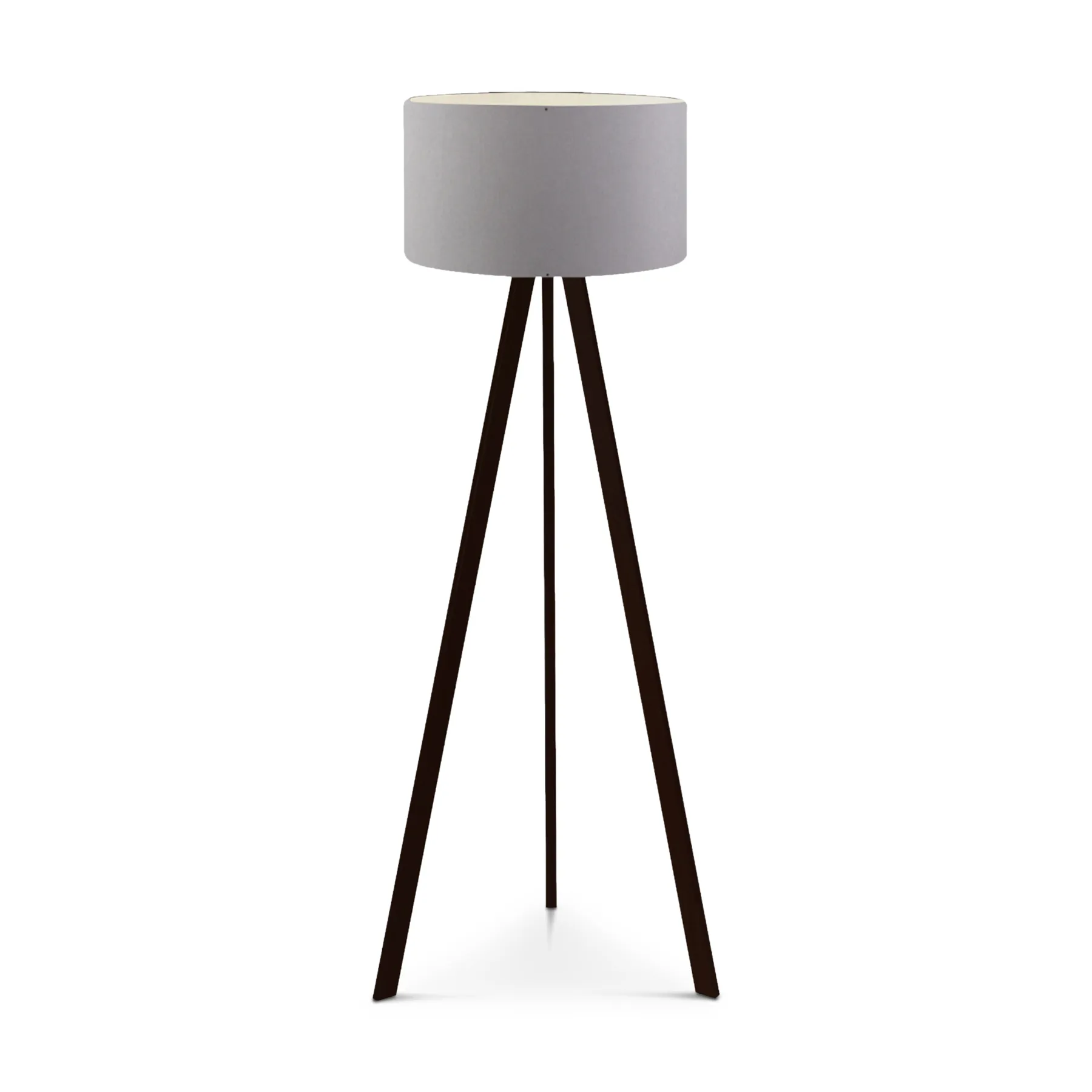 CRUZ FLOOR LAMP SILVER+BLACK