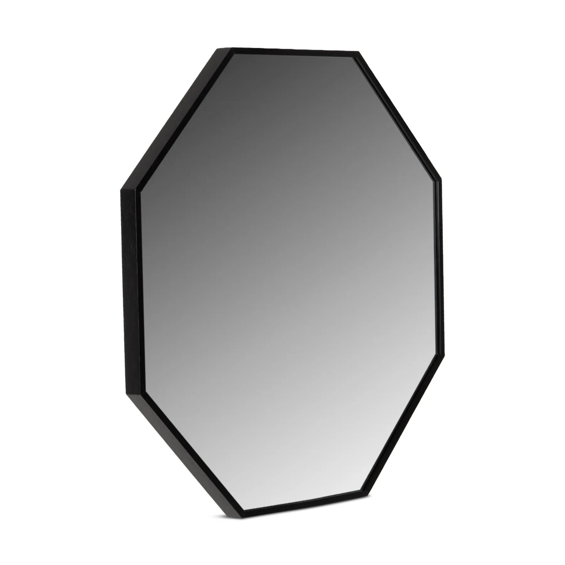 WALL MIRROR BLACK 55.5X55.5