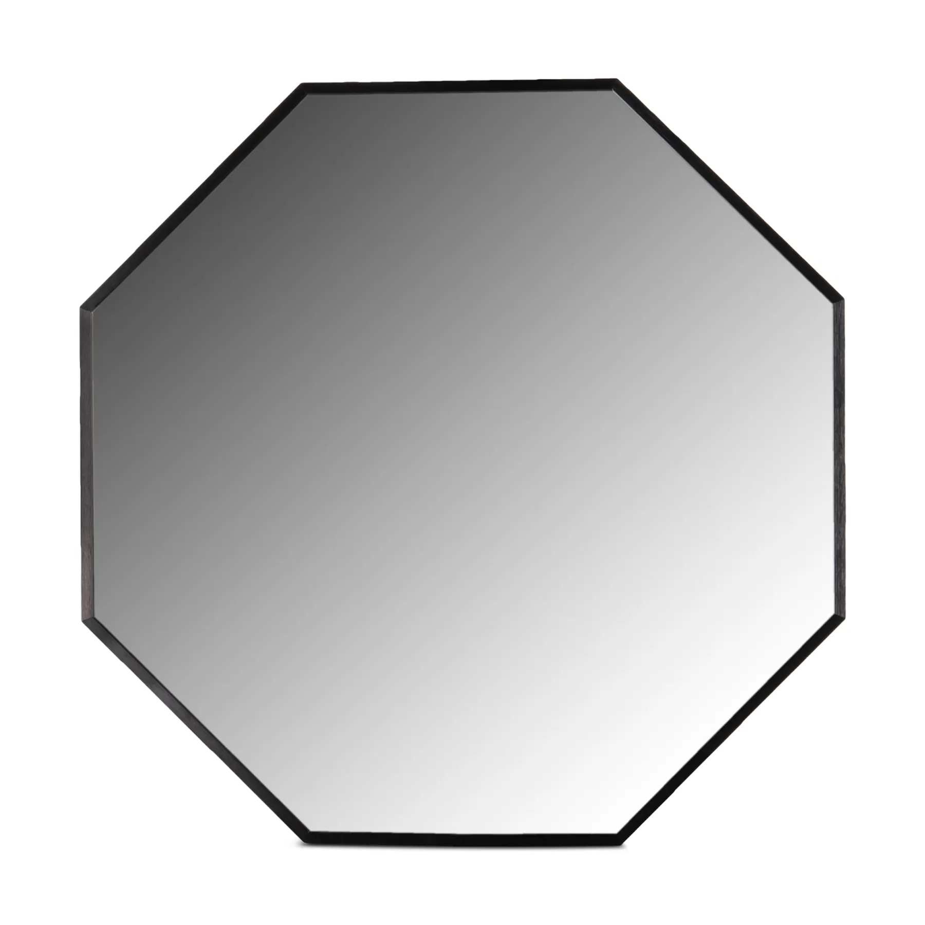 WALL MIRROR BLACK 55.5X55.5