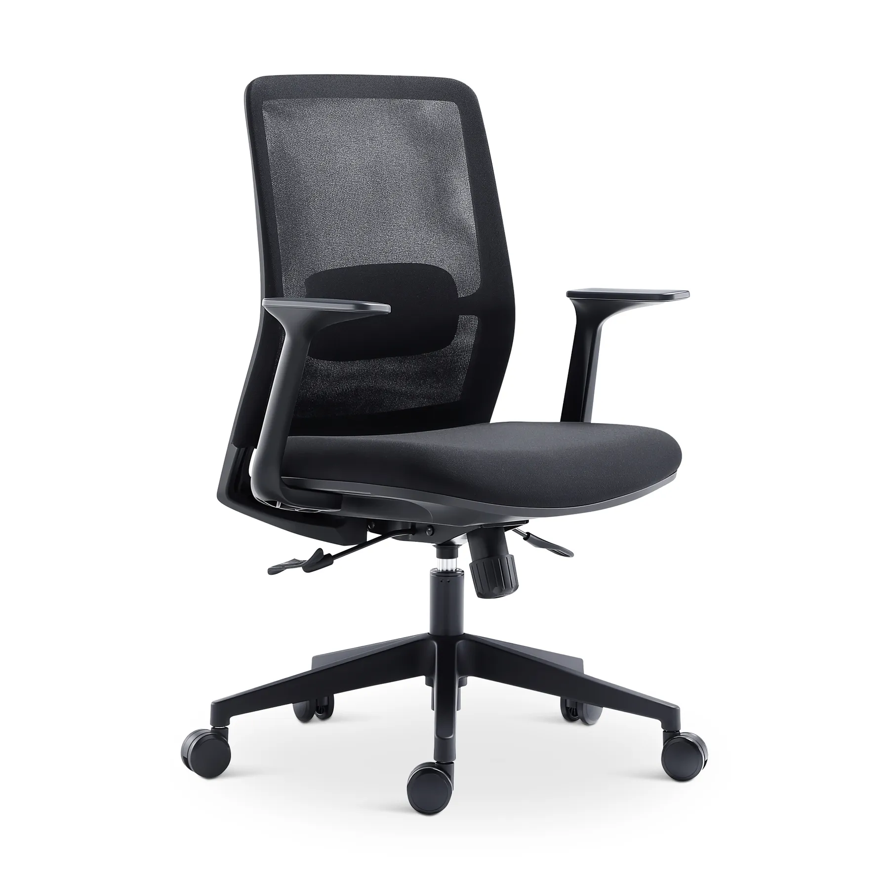 OFFICE CHAIR BLACK FB+PLST