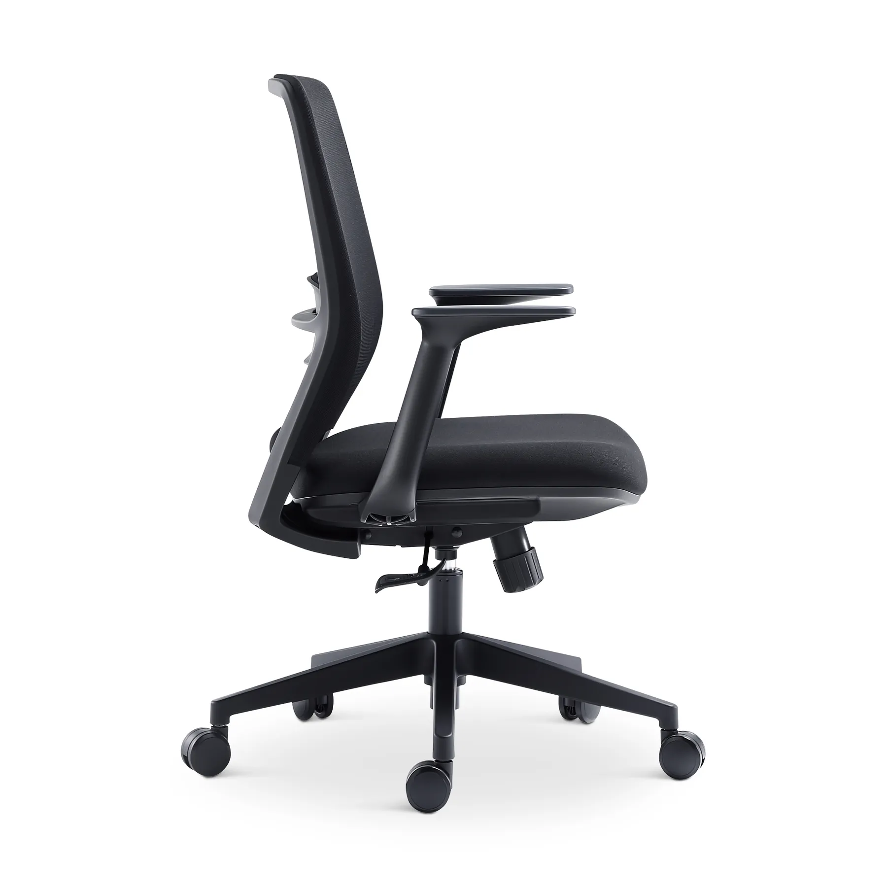 OFFICE CHAIR BLACK FB+PLST