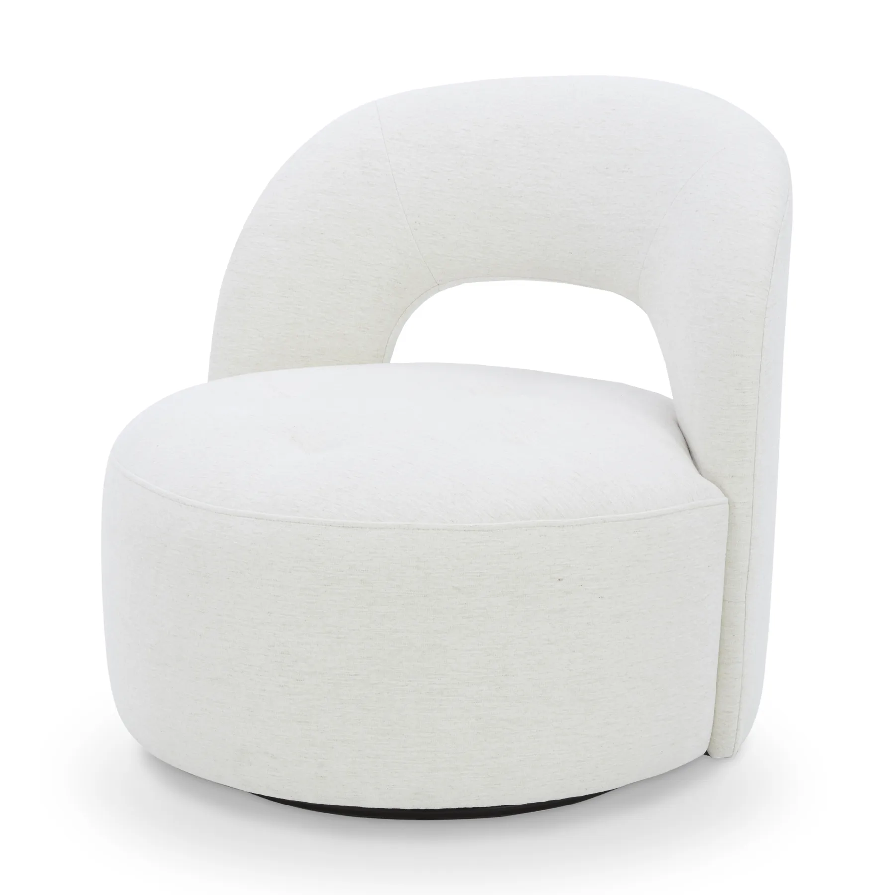 COALLE Beige Fabric Armchair