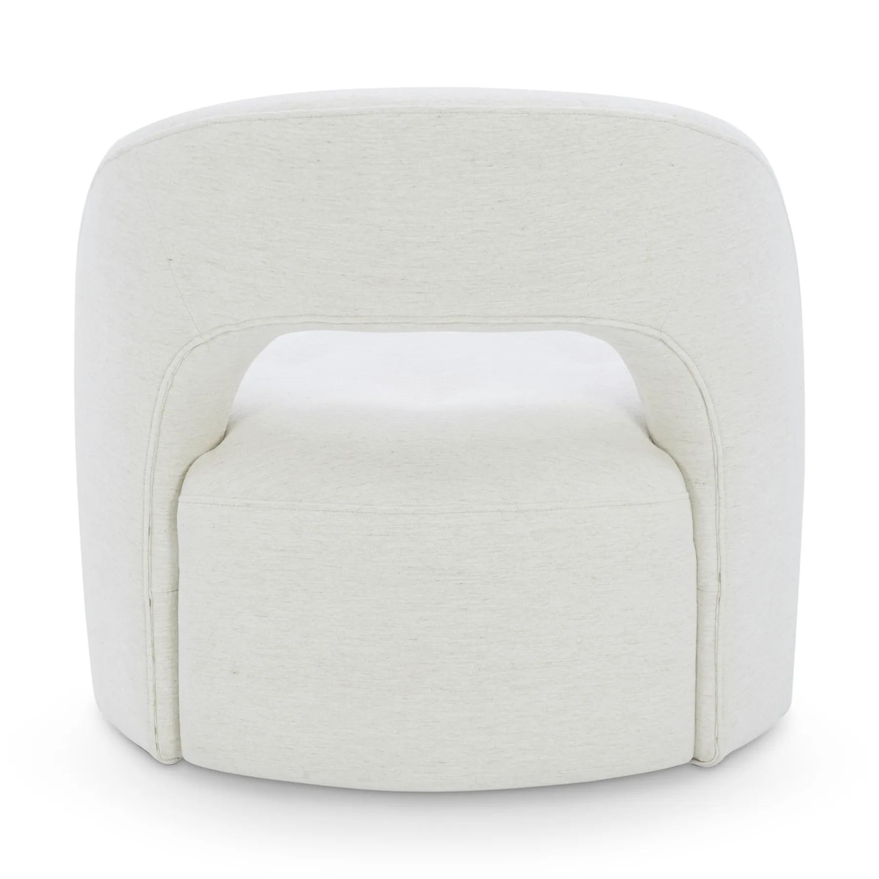 COALLE Beige Fabric Armchair