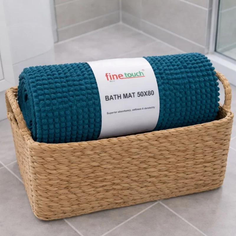CHENILLE BATHMAT PETROL
