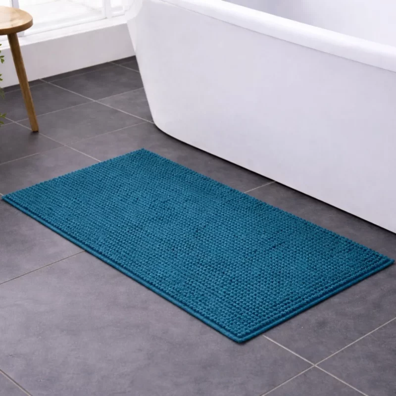 CHENILLE BATHMAT PETROL