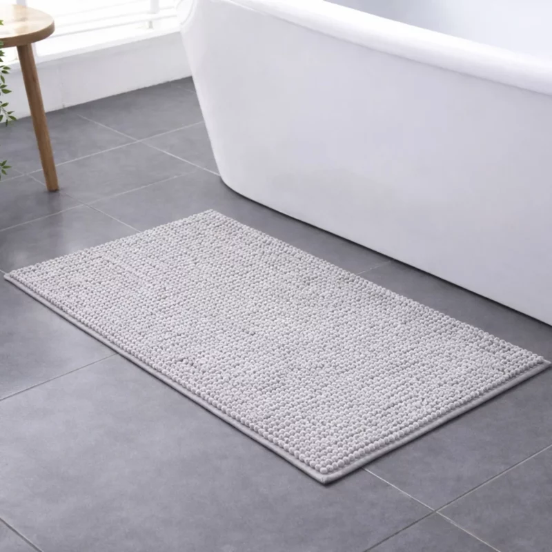 BATH MAT SILVER