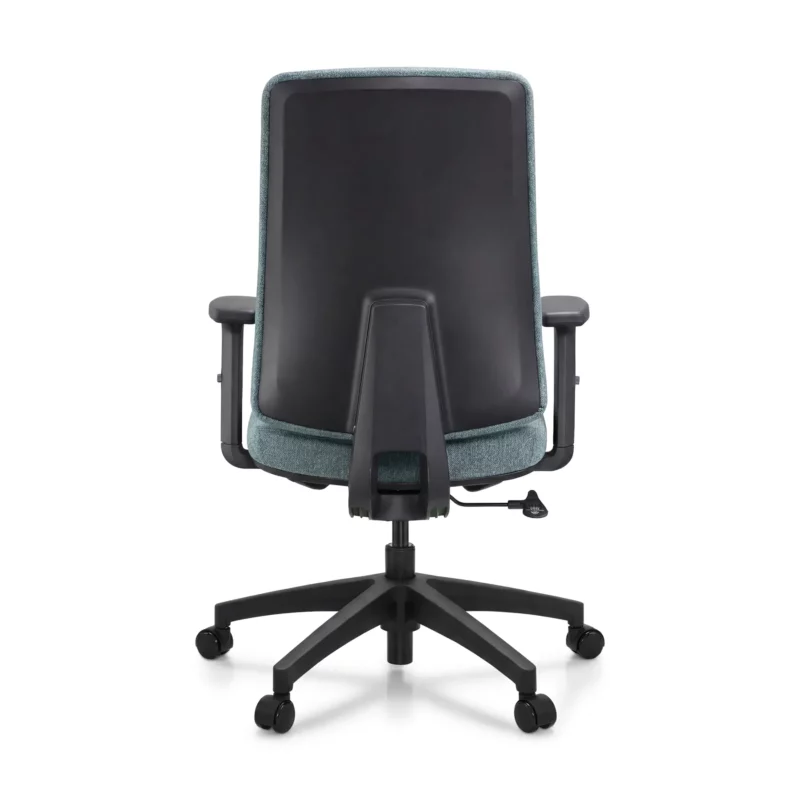 OFFICE CHAIR BLACK FRAME+GR FB