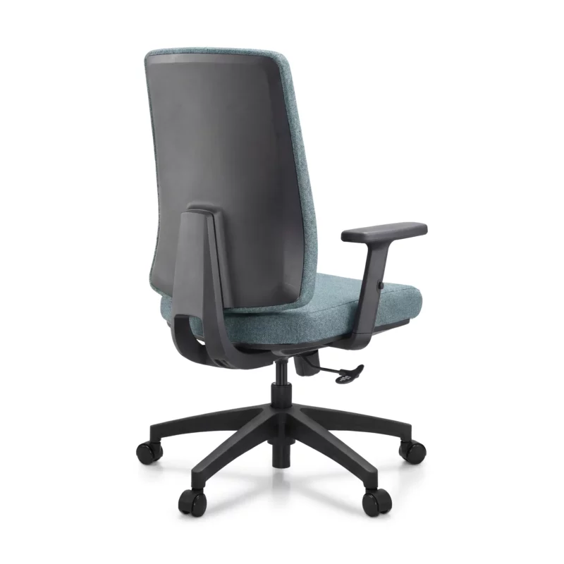 OFFICE CHAIR BLACK FRAME+GR FB