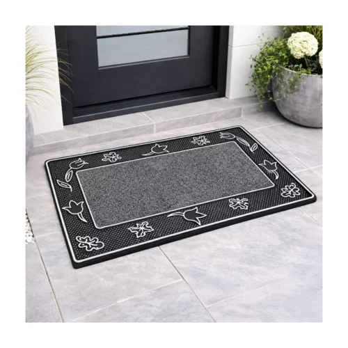 Door Mat Leon 45x75 Silver