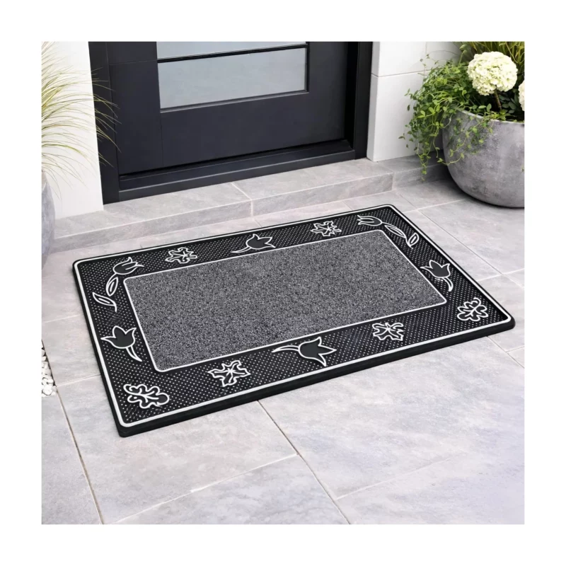 Door Mat Leon 45x75 Silver