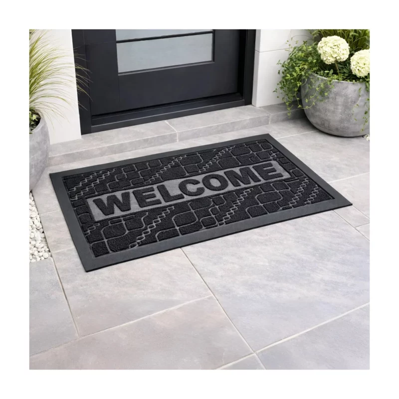 Door Mat Mercury 45x75 Black