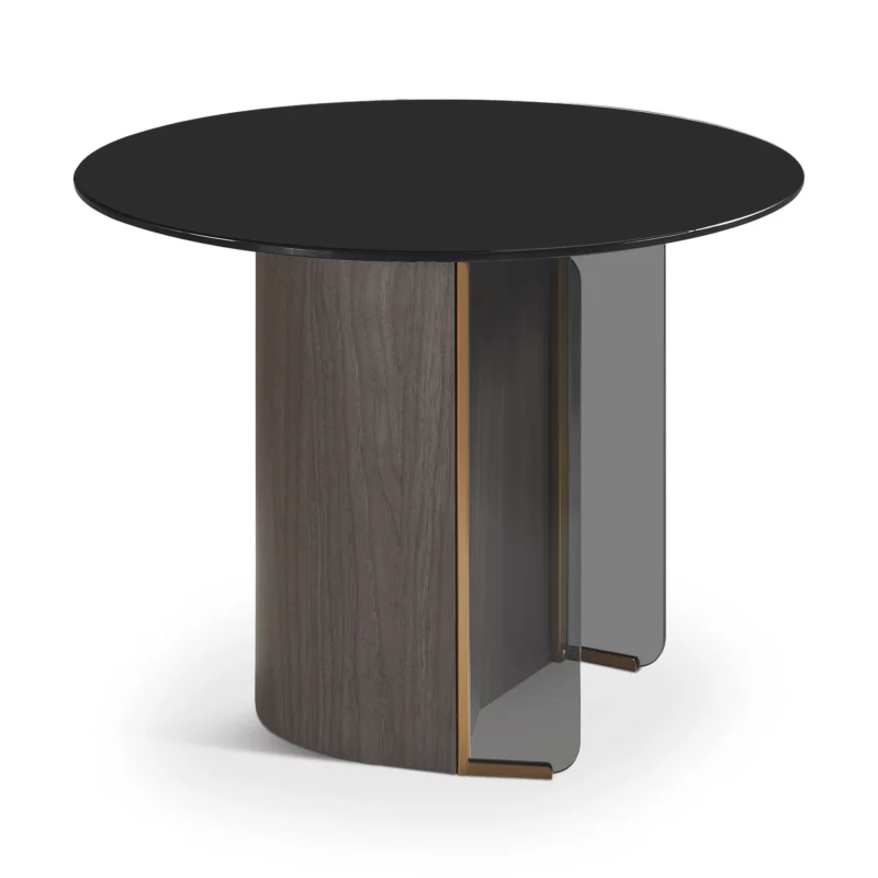 END TABLE BLACK TOP+WLNT-GREY