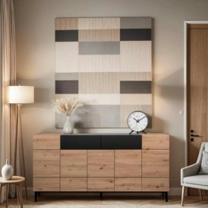 Buffet Dark Oak-black