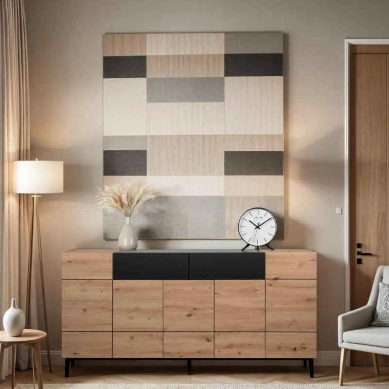 Buffet Dark Oak-black