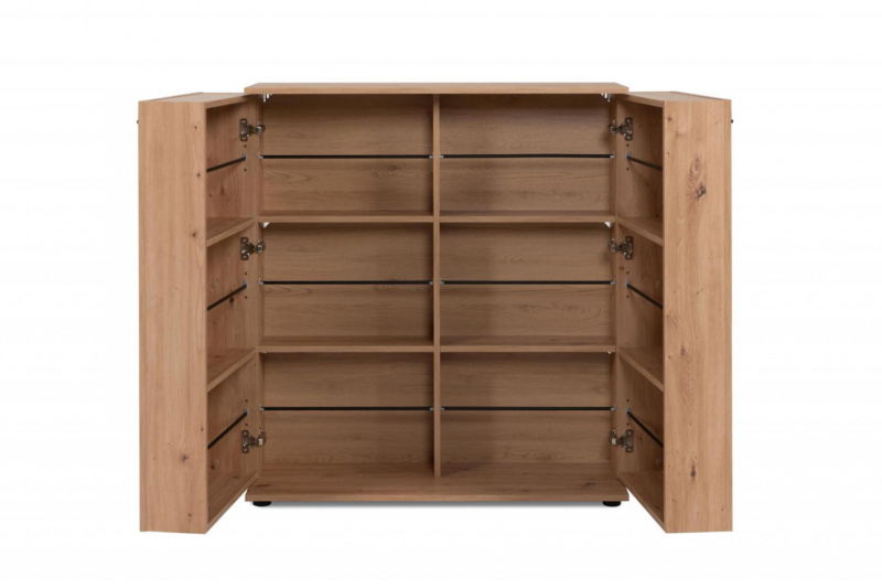 Satos Shoe Cabinet Oak