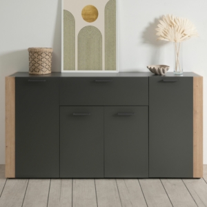 Buffet 4drs + 1drw Anthracite