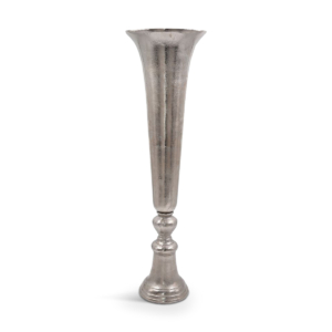 Flores Vase Aluminium Silver