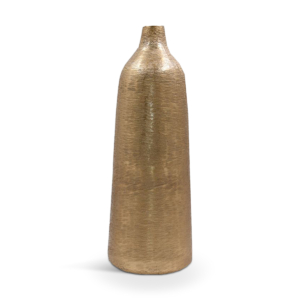 Botella Vase Alum Gold