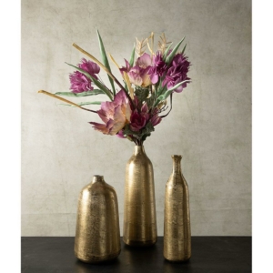 Botella Vase Alum Gold