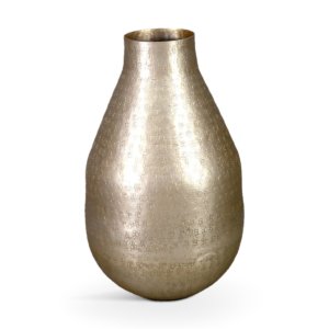 Dahlia Vase Aluminium Champagne