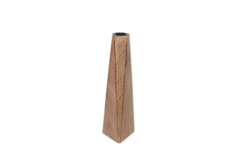 Trigon Candle Holder Wood