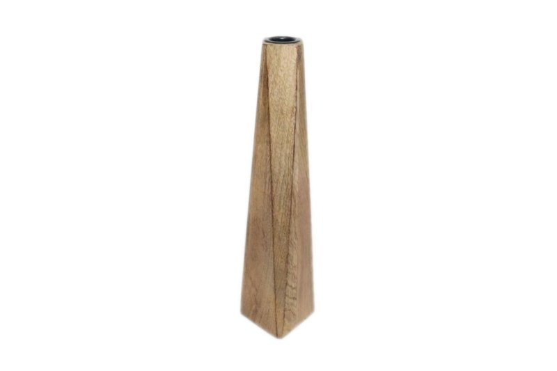 Trigon Candle Holder Wood