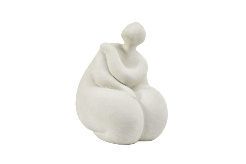 Terracotta White Sculpture