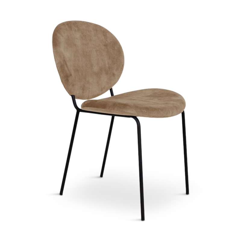 Beetle Dining Chair Gold Velvet