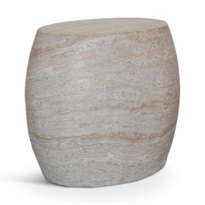 Lithos Oval Side Table