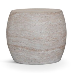 Lithos Oval Side Table