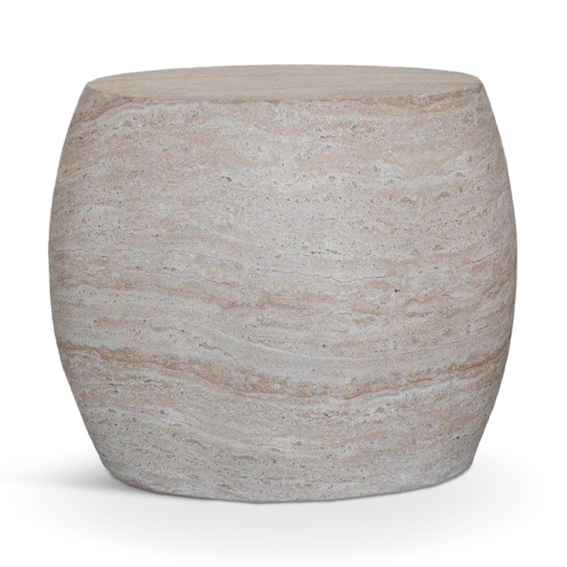 Lithos Oval Side Table