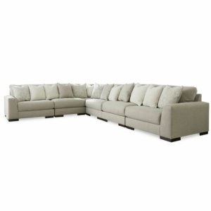 Lyndeboro Corner Beige Fabric