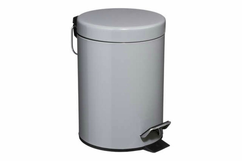 Grey Metal Dustbin