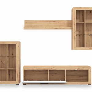Ross O Wallunit L.oak+blk Matt