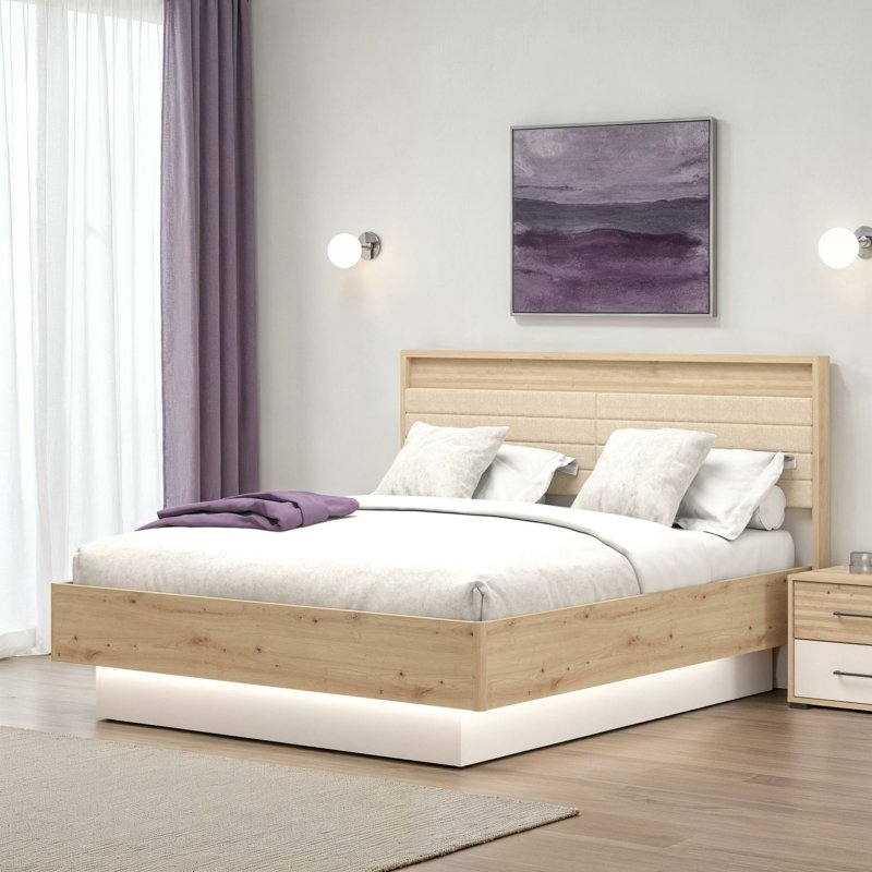 Modena Bed Artisan Oak