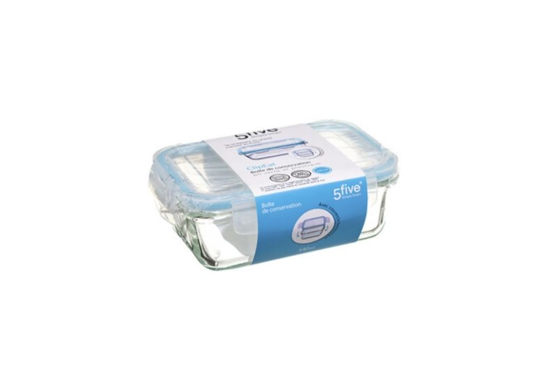 Box Rect Glass Clippeat