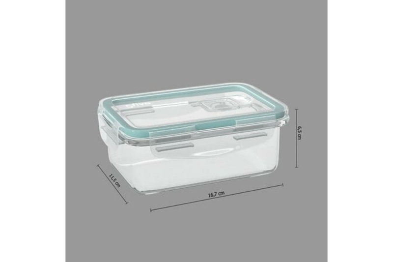 Box Rect Glass Clippeat