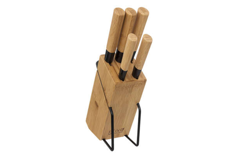 5 Knife Stand Bamboo