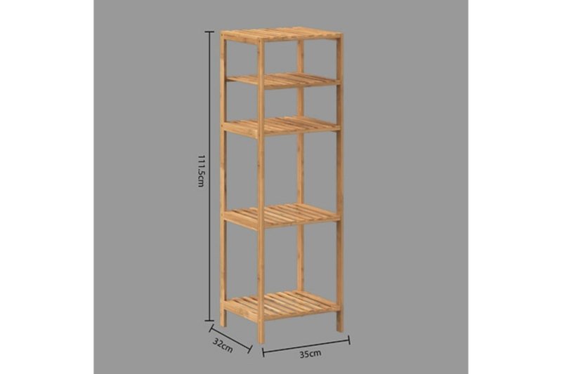 Bamboo Shelf Quad Box