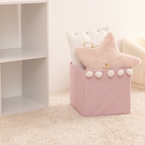 Pink Pom Storage Box