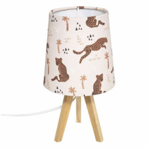Wooden Kids Lamp Panther