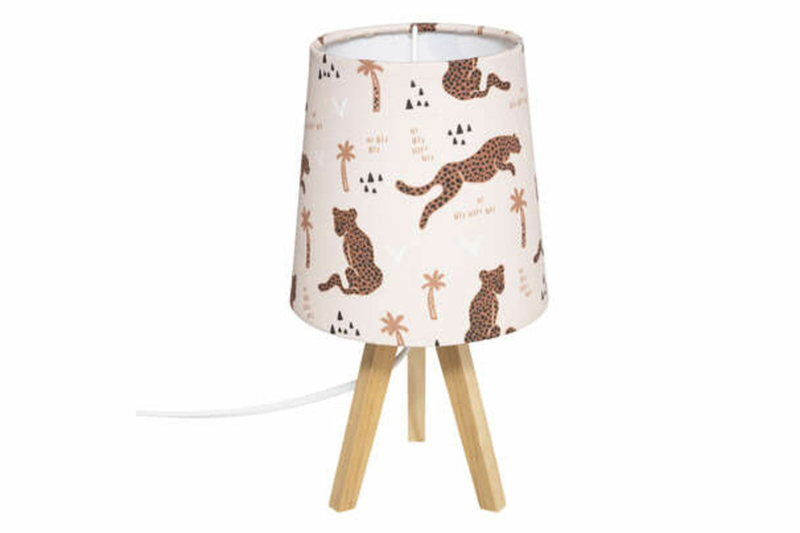 Wooden Kids Lamp Panther