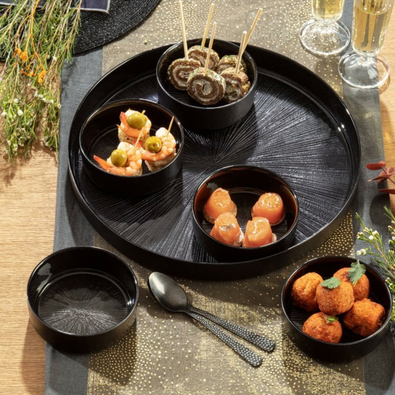 Astra Black Appetizer Set