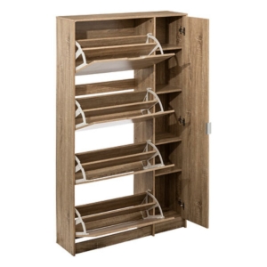 Shoe Cabinet Mirrored