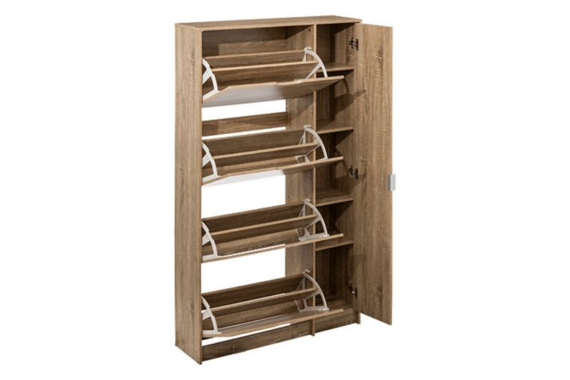 Shoe Cabinet Mirrored