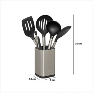 Ss Pot Utensils X5