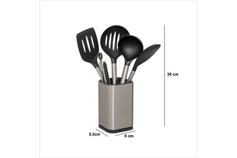 Ss Pot Utensils X5