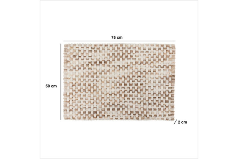 Braid Bathmat Taupe
