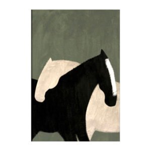 Black Horse Painting